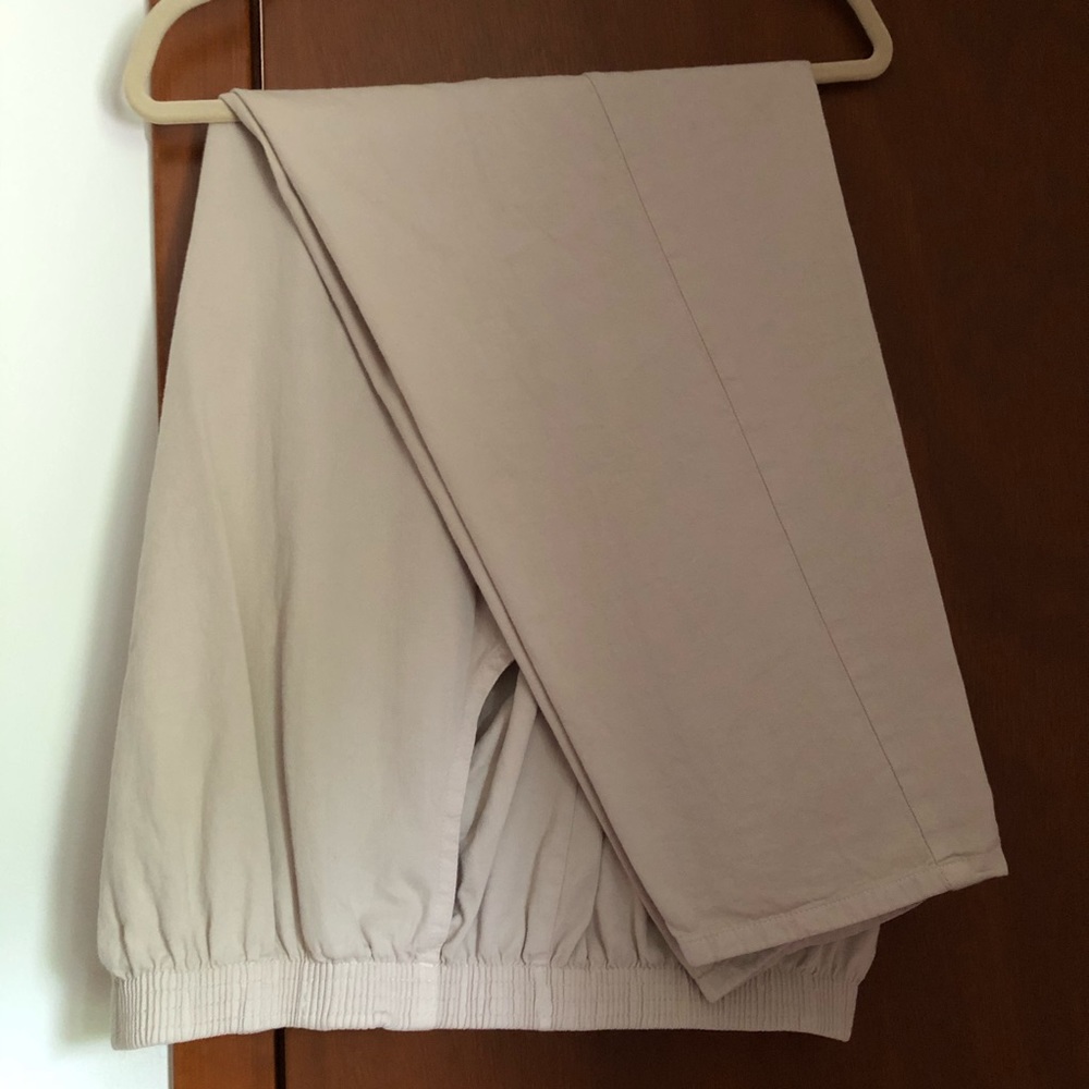 ⭐️Pull On Cotton Off White Pants Plus Size🌷